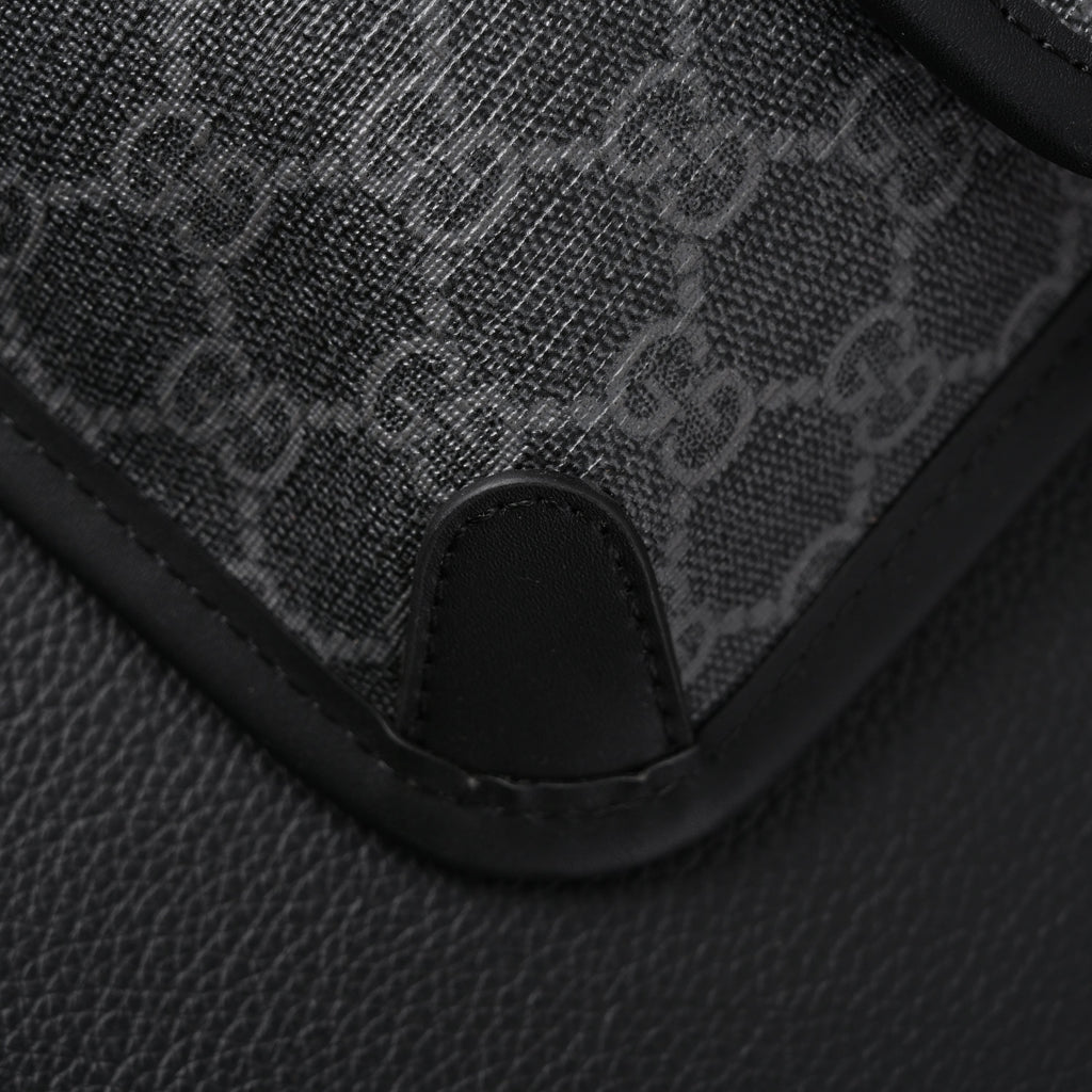 Gucci Ophidia GG Supreme Belt Bag – Black/Grey with Web Strap product image 10, provided for visual reference and product