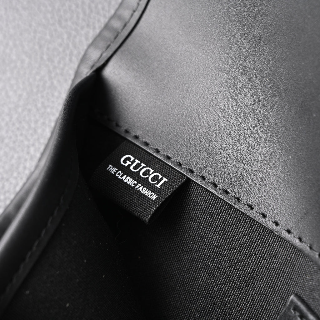 Gucci Ophidia GG Supreme Belt Bag – Black/Grey with Web Strap product image 5, provided for visual reference and product