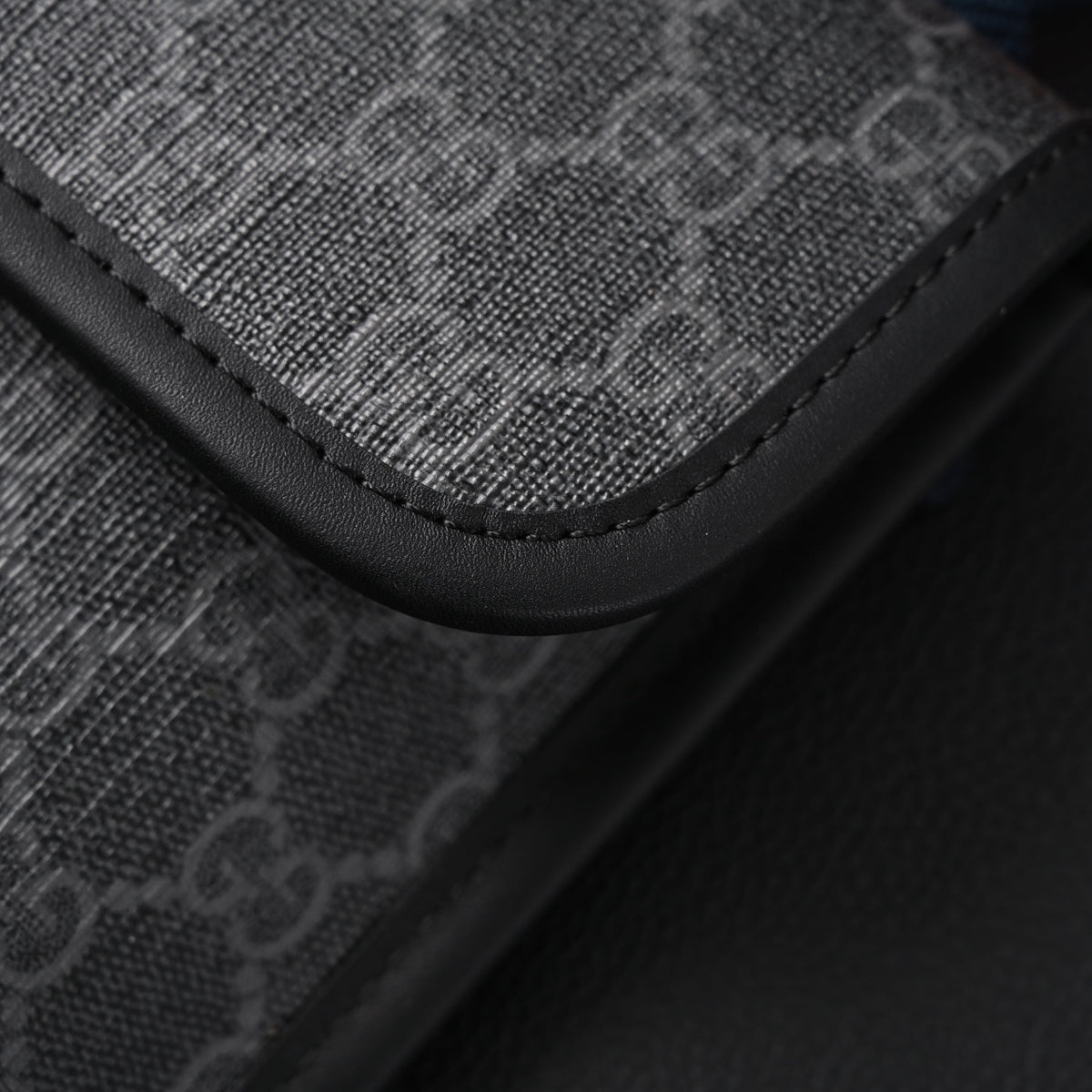 Gucci Ophidia GG Supreme Belt Bag – Black/Grey with Web Strap product image 11, provided for visual reference and product