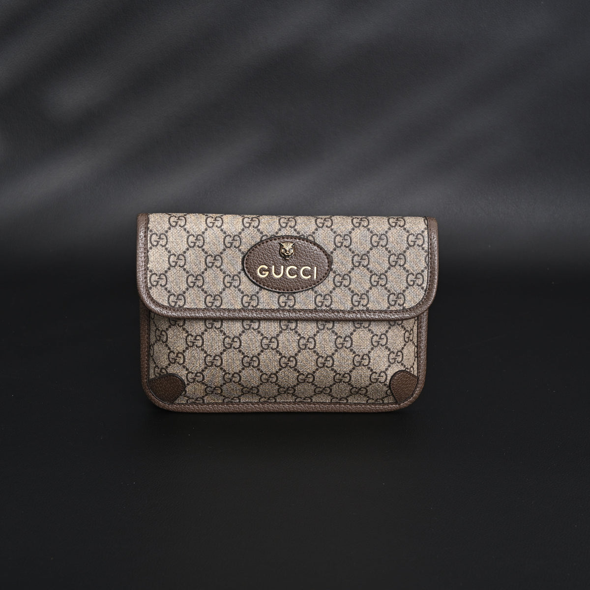 Gucci Ophidia GG Supreme Mini Belt Bag – Beige/Ebony with Web Stripe product image 15, provided for visual reference and