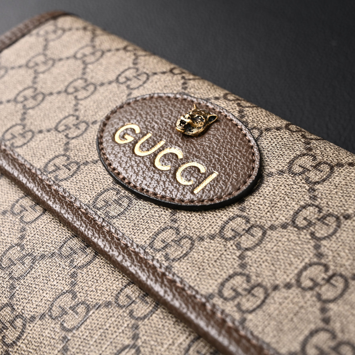 Gucci Ophidia GG Supreme Mini Belt Bag – Beige/Ebony with Web Stripe product image 13, provided for visual reference and