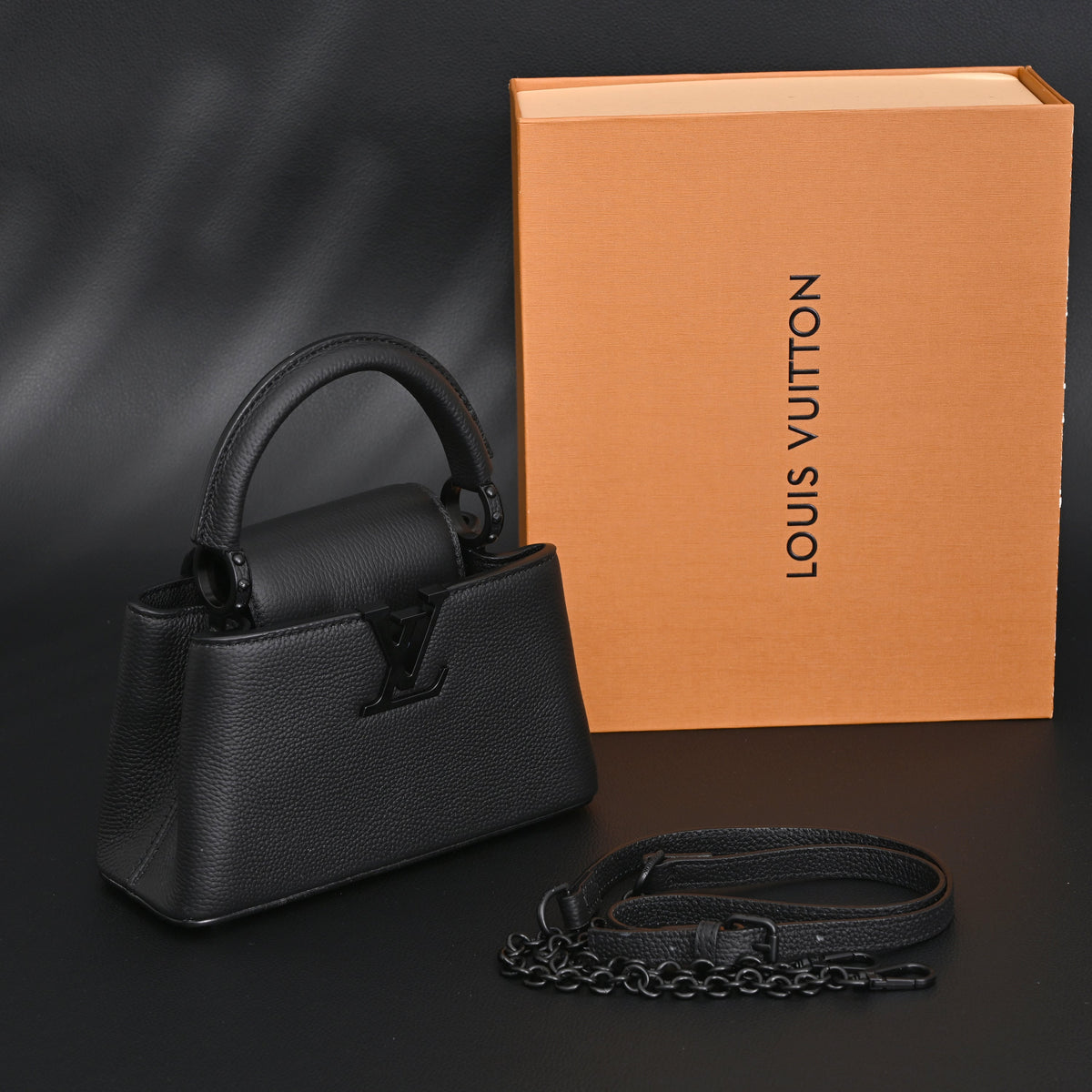 Chanel Classic Flap Bag – Black Quilted Caviar Leather with Gold-Tone Hardware product image 1, provided for visual