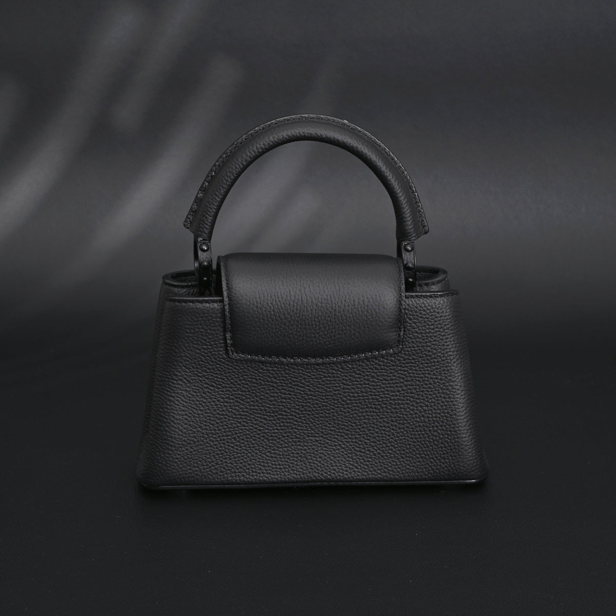 Chanel Classic Flap Bag – Black Quilted Caviar Leather with Gold-Tone Hardware product image 11, provided for visual