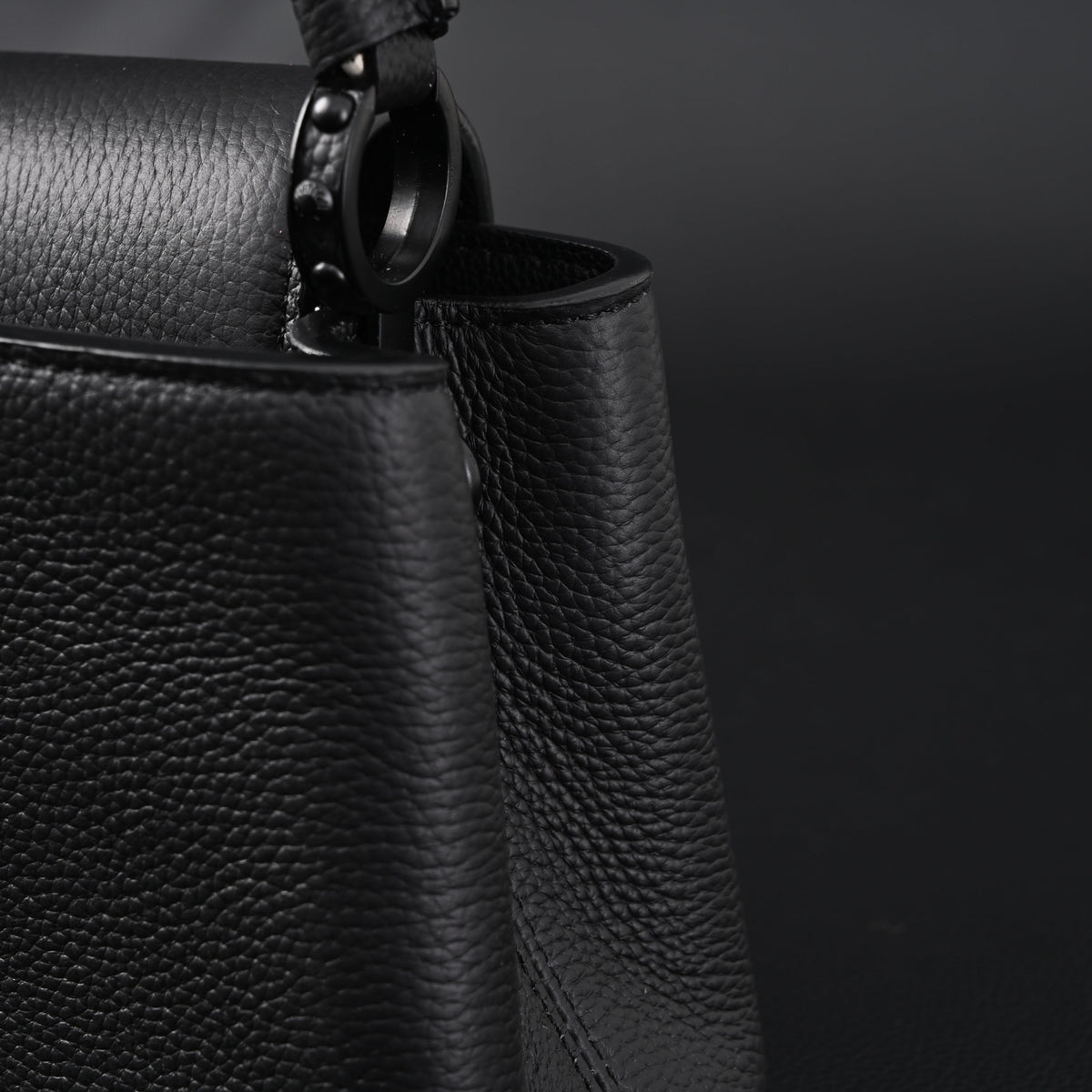 Chanel Classic Flap Bag – Black Quilted Caviar Leather with Gold-Tone Hardware product image 17, provided for visual