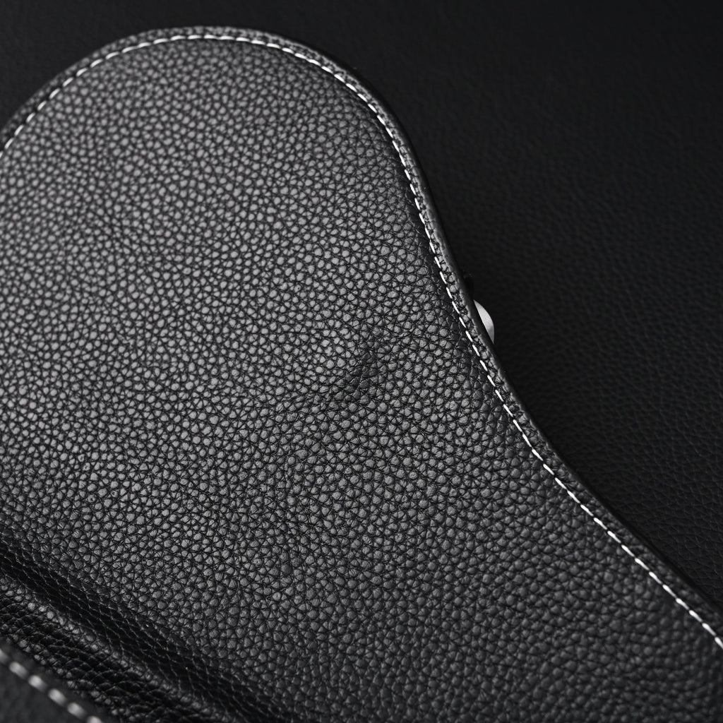 Dior Saddle Crossbody Bag – Black Grained Calfskin with Silver-Tone Hardware - Black with Silver-Tone Hardware product image