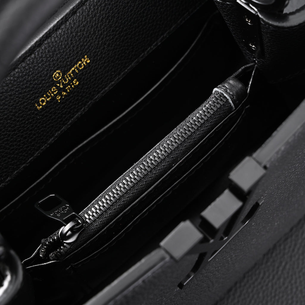 Chanel Classic Flap Bag – Black Quilted Caviar Leather with Gold-Tone Hardware product image 2, provided for visual