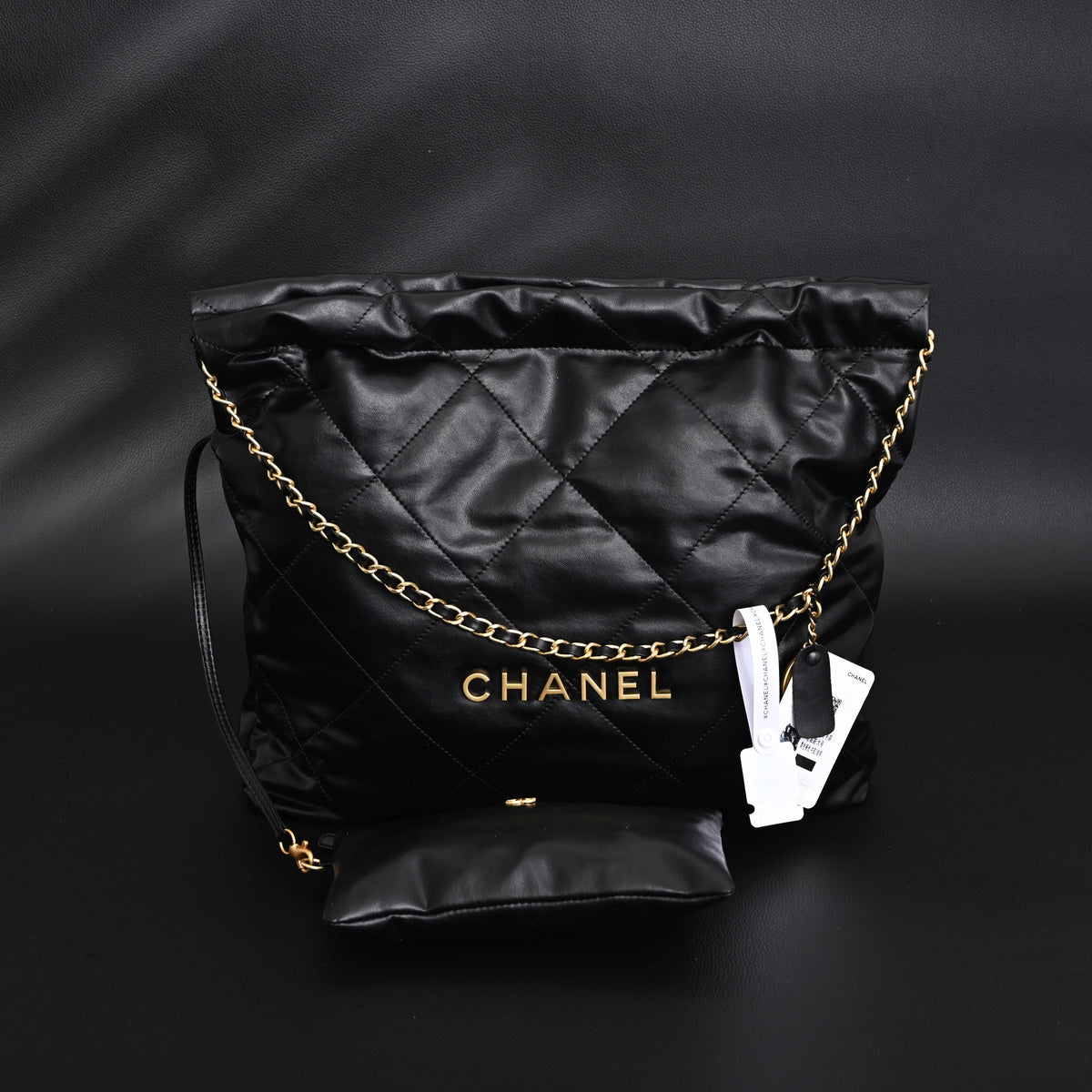 Chanel 19 Flap Bag – Black Quilted Lambskin with Gold & Ruthenium Hardware product image 17, provided for visual reference