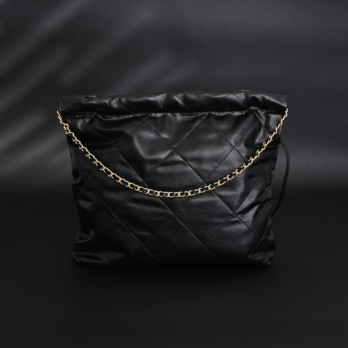 Chanel 19 Flap Bag – Black Quilted Lambskin with Gold & Ruthenium Hardware product image 18, provided for visual reference