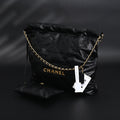 Chanel 19 Flap Bag – Black Quilted Lambskin with Gold & Ruthenium Hardware product image 1, provided for visual reference