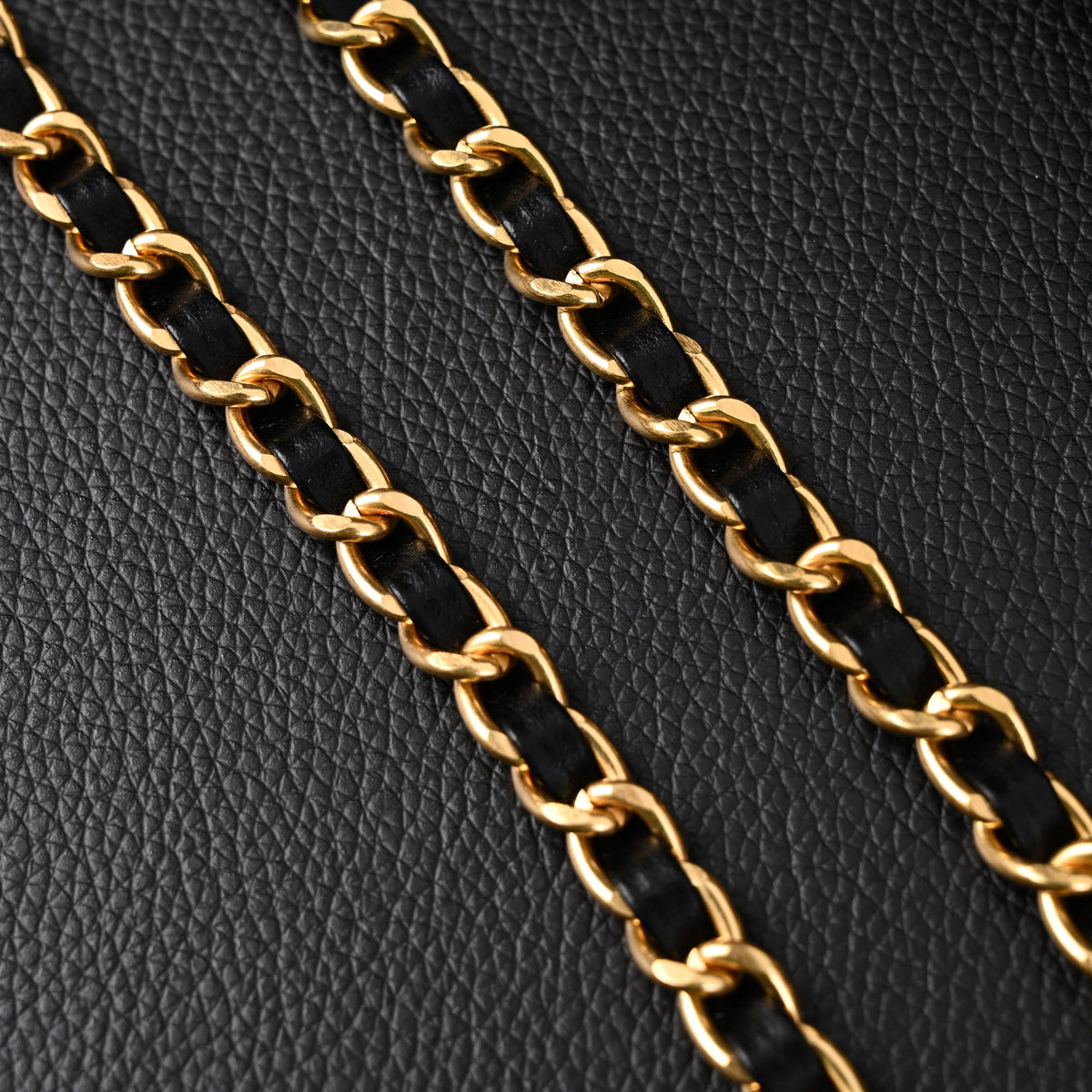 Chanel 19 Flap Bag – Black Quilted Lambskin with Gold & Ruthenium Hardware product image 4, provided for visual reference