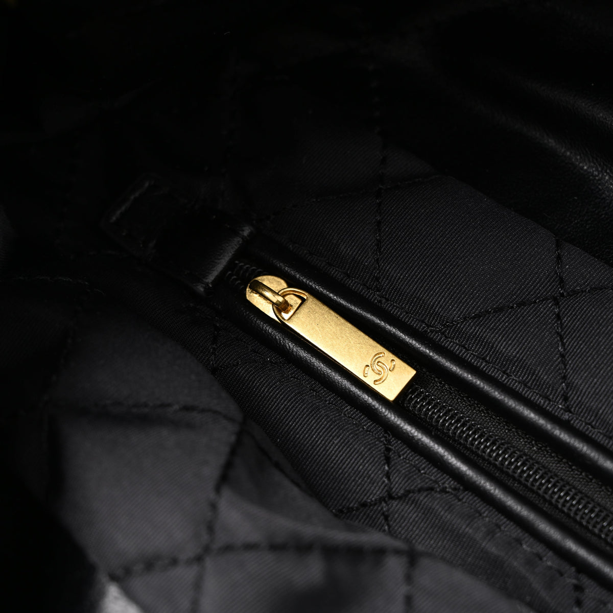 Chanel 19 Flap Bag – Black Quilted Lambskin with Gold & Ruthenium Hardware product image 9, provided for visual reference