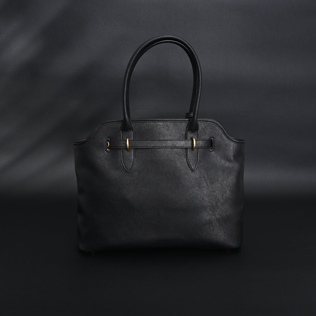 Miu Miu Leather Tote Bag – Classic Black product image 6, provided for visual reference and product detail review