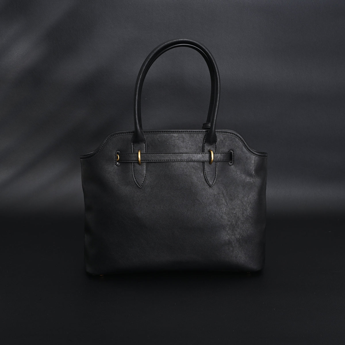 Miu Miu Leather Tote Bag – Classic Black product image 6, provided for visual reference and product detail review