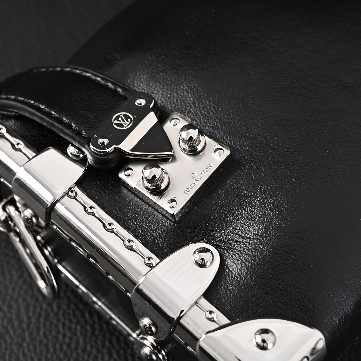 Louis Vuitton Soft Trunk Monogram Black Leather Crossbody Bag product image 7, provided for visual reference and product