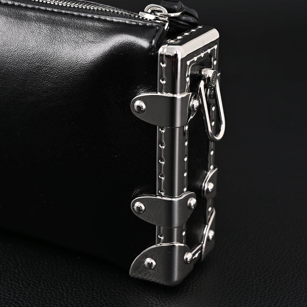 Louis Vuitton Soft Trunk Monogram Black Leather Crossbody Bag product image 12, provided for visual reference and product