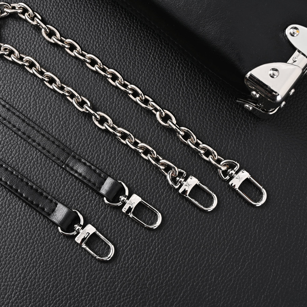 Louis Vuitton Soft Trunk Monogram Black Leather Crossbody Bag product image 8, provided for visual reference and product