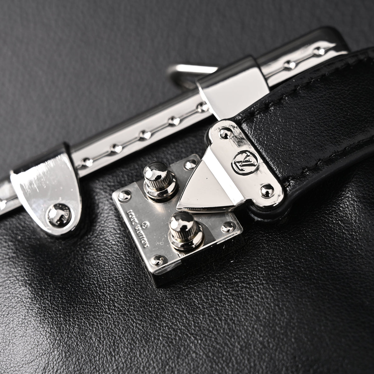 Louis Vuitton Soft Trunk Monogram Black Leather Crossbody Bag product image 10, provided for visual reference and product