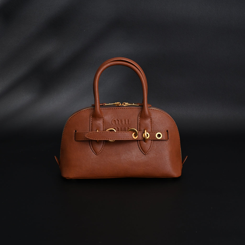 Gucci Horsebit 1955 Brown Leather Top Handle Bag - Classic Brown with Rich Texture product image 15, provided for visual