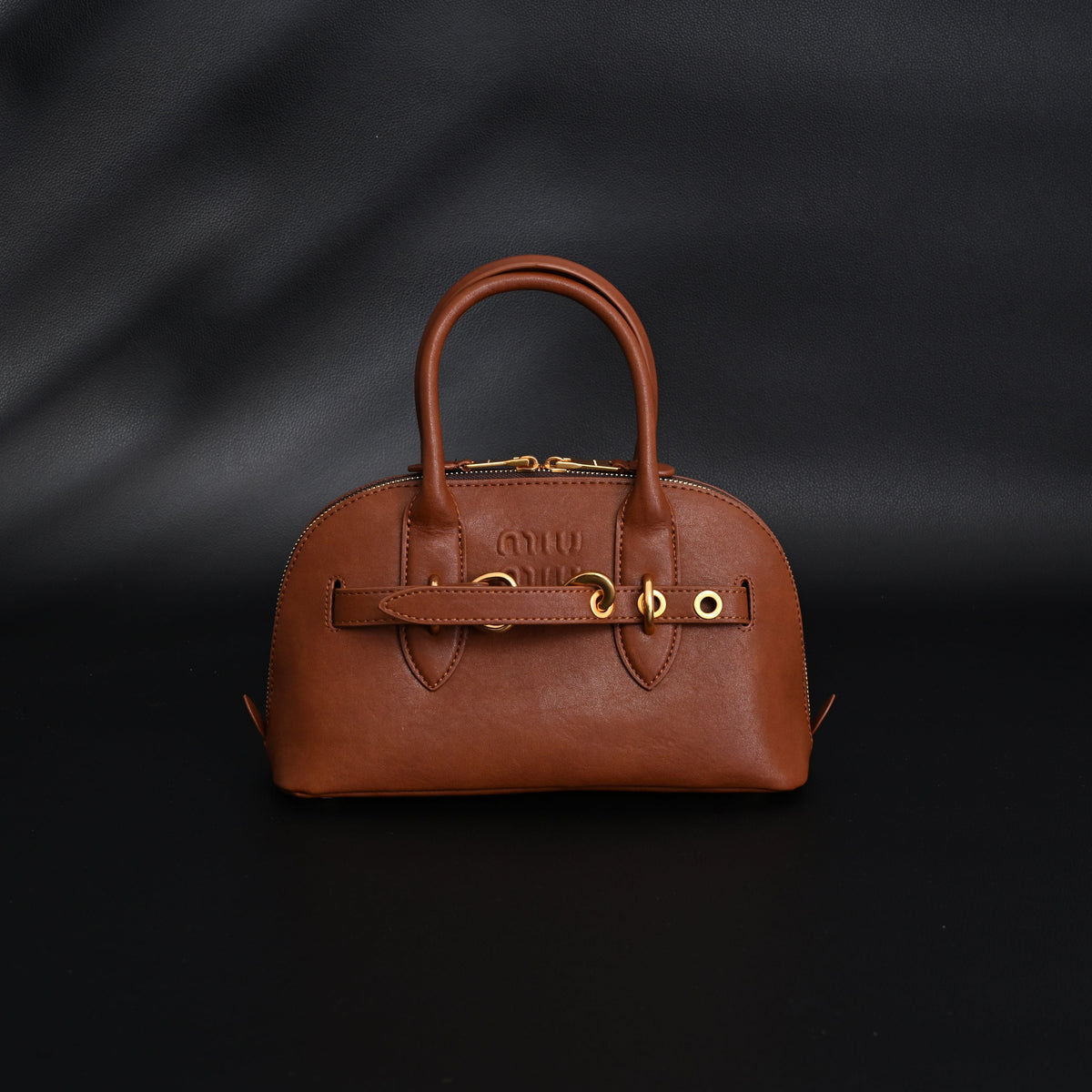 Gucci Horsebit 1955 Brown Leather Top Handle Bag - Classic Brown with Rich Texture product image 15, provided for visual