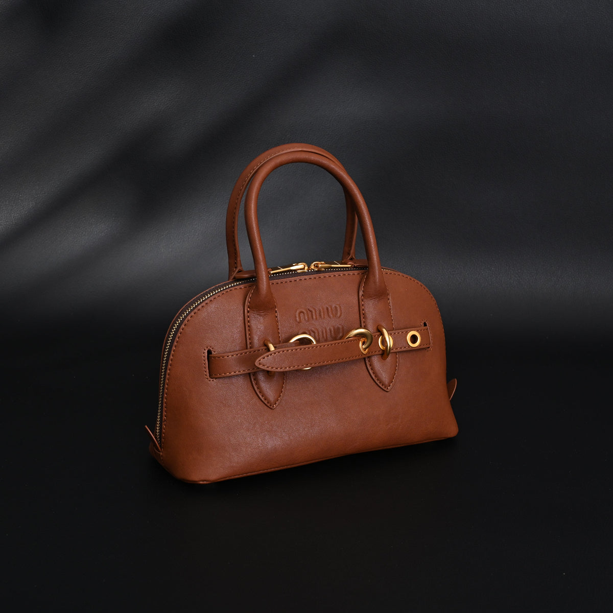 Gucci Horsebit 1955 Brown Leather Top Handle Bag - Classic Brown with Rich Texture product image 16, provided for visual