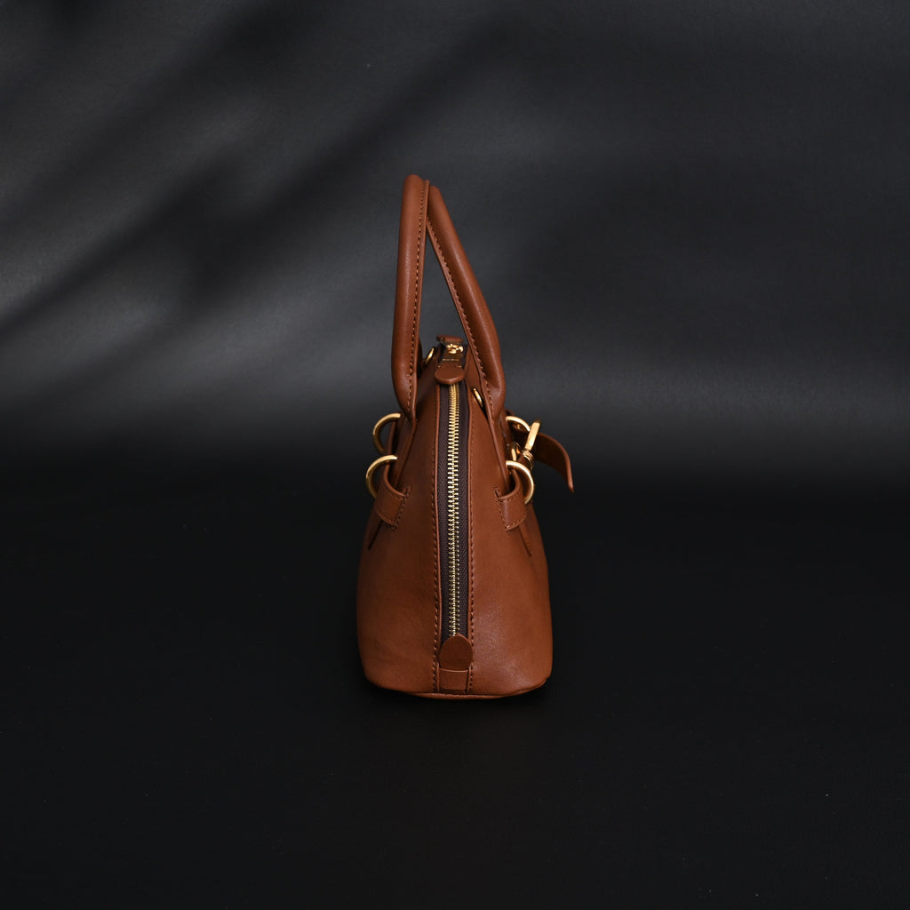 Gucci Horsebit 1955 Brown Leather Top Handle Bag - Classic Brown with Rich Texture product image 4, provided for visual