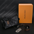 Louis Vuitton Montaigne Black Mahina Leather Shoulder Bag product image 1, provided for visual reference and product detail