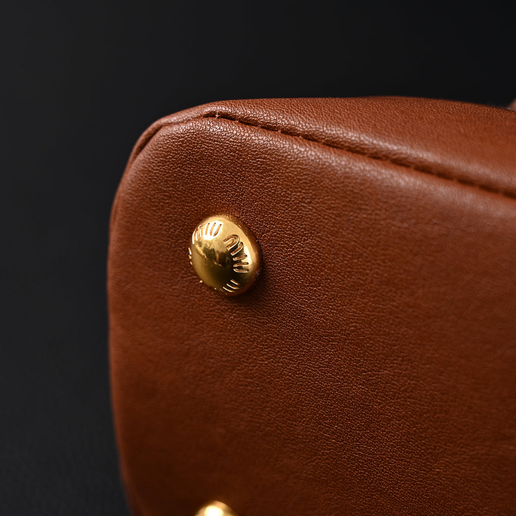 Gucci Horsebit 1955 Brown Leather Top Handle Bag - Classic Brown with Rich Texture product image 6, provided for visual