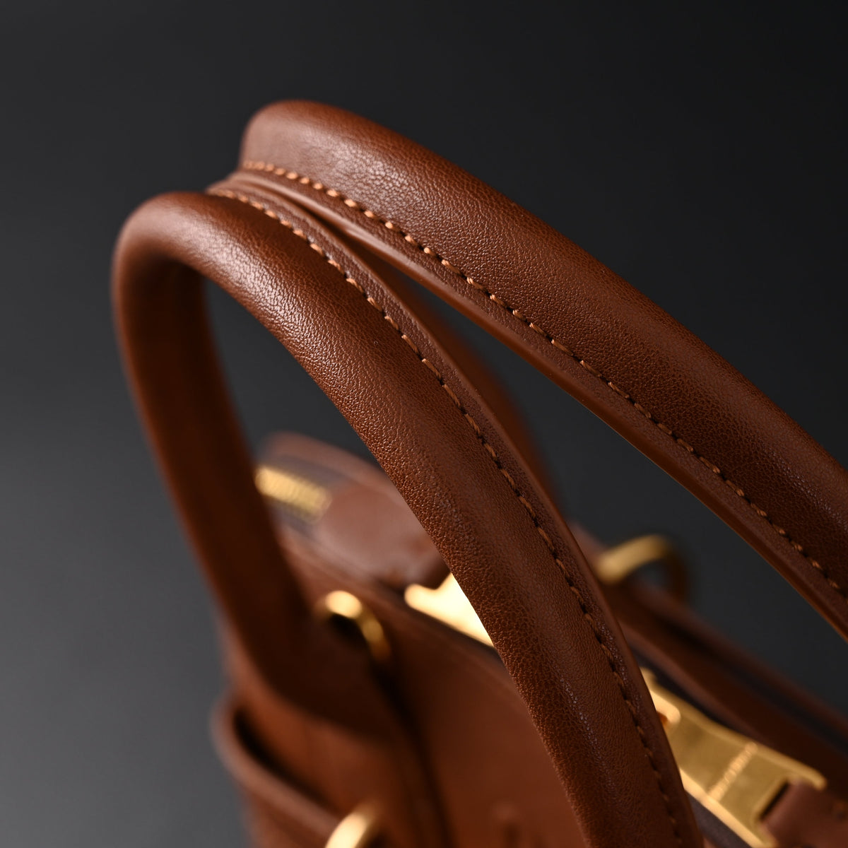 Gucci Horsebit 1955 Brown Leather Top Handle Bag - Classic Brown with Rich Texture product image 7, provided for visual