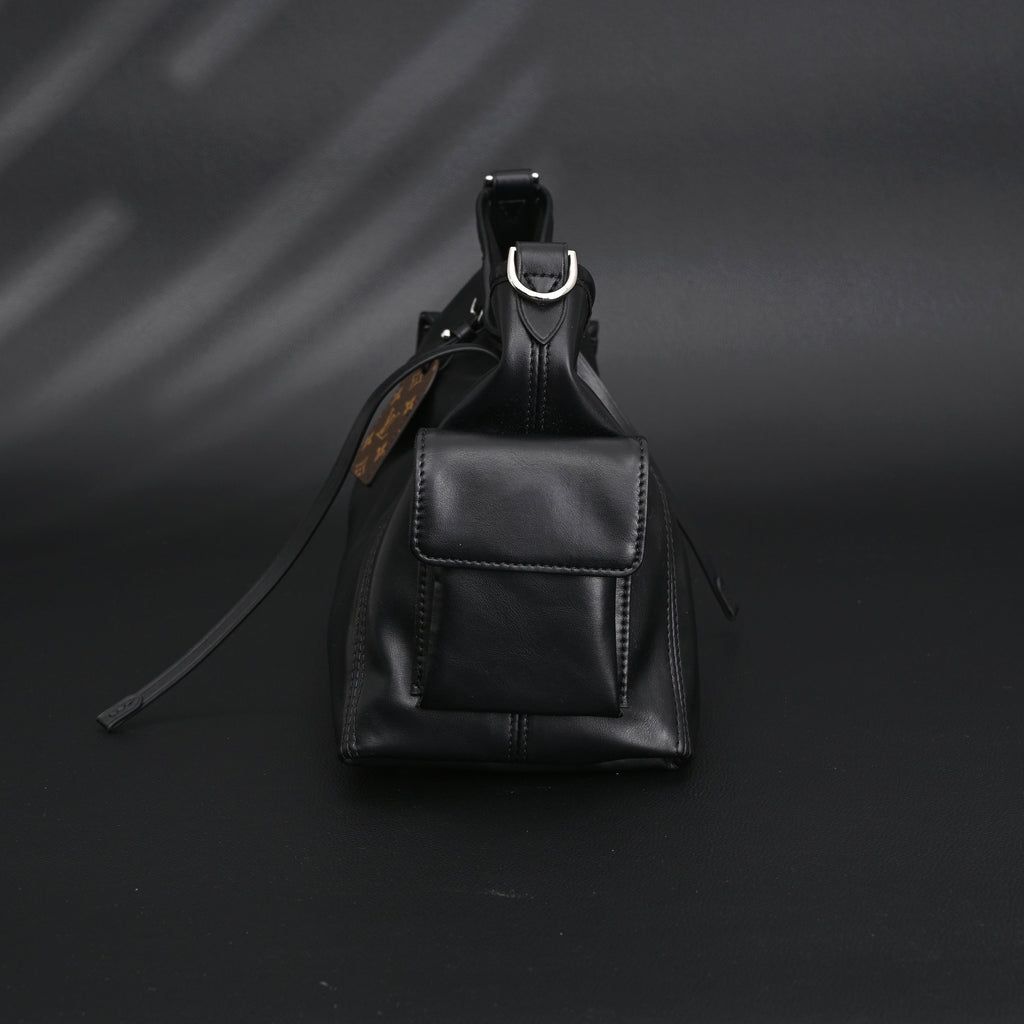 Louis Vuitton Montaigne Black Mahina Leather Shoulder Bag product image 12, provided for visual reference and product detail