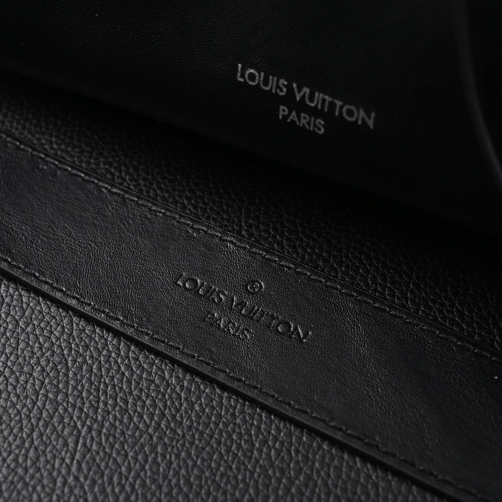 Louis Vuitton Montaigne Black Mahina Leather Shoulder Bag product image 19, provided for visual reference and product detail