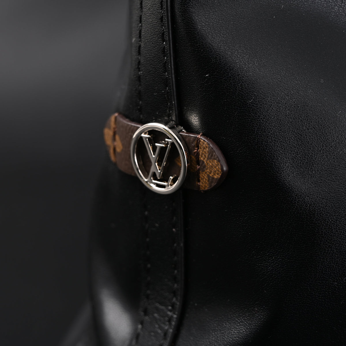 Louis Vuitton Black Mahina Leather Hobo Shoulder Bag product image 10, provided for visual reference and product detail