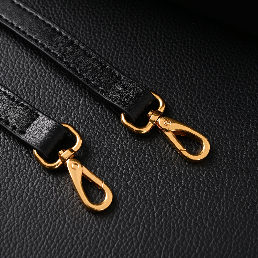Miu Miu Leather Top Handle Satchel – Classic Black Satchel Bag product image 6, provided for visual reference and product