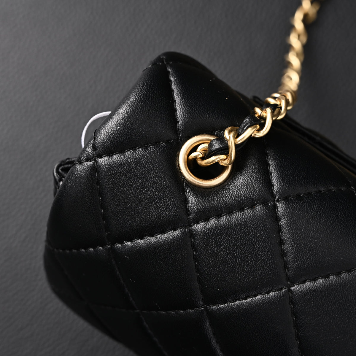 Chanel Classic Flap Mini Bag – Black Quilted Lambskin with Gold-Tone Hardware product image 9, provided for visual reference
