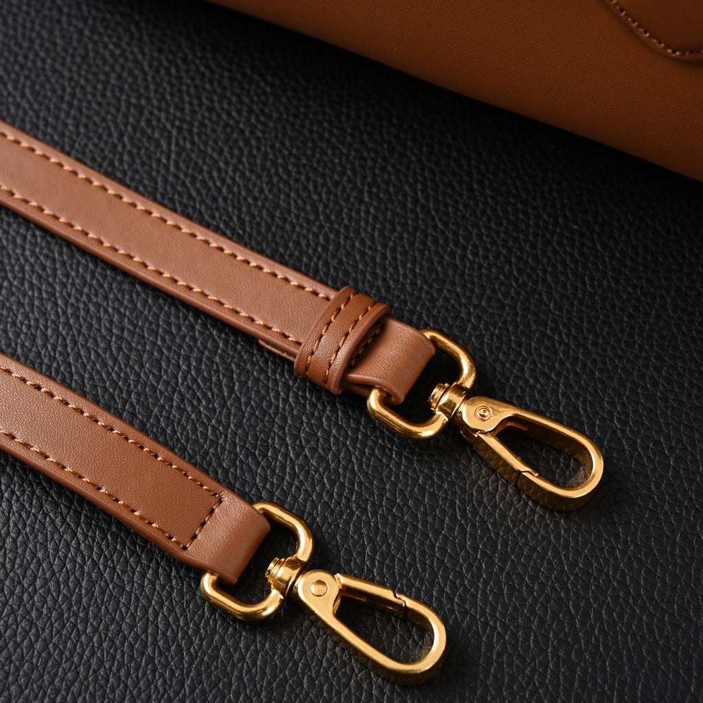 Miu Miu Leather Top Handle Satchel – Caramel Brown Satchel Bag product image 3, provided for visual reference and product