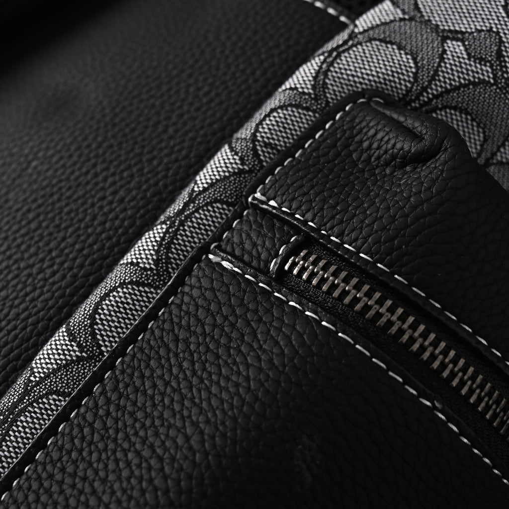 Coach Ch Sprint Backpack – Signature Canvas & Leather - Black / Grey Monogram product image 20, provided for visual