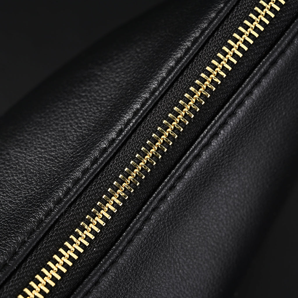 Prada Cleo Black Brushed Leather Shoulder Bag product image 10, provided for visual reference and product detail review