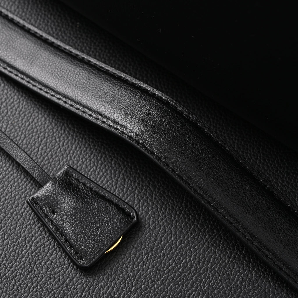 Prada Cleo Black Brushed Leather Shoulder Bag product image 11, provided for visual reference and product detail review