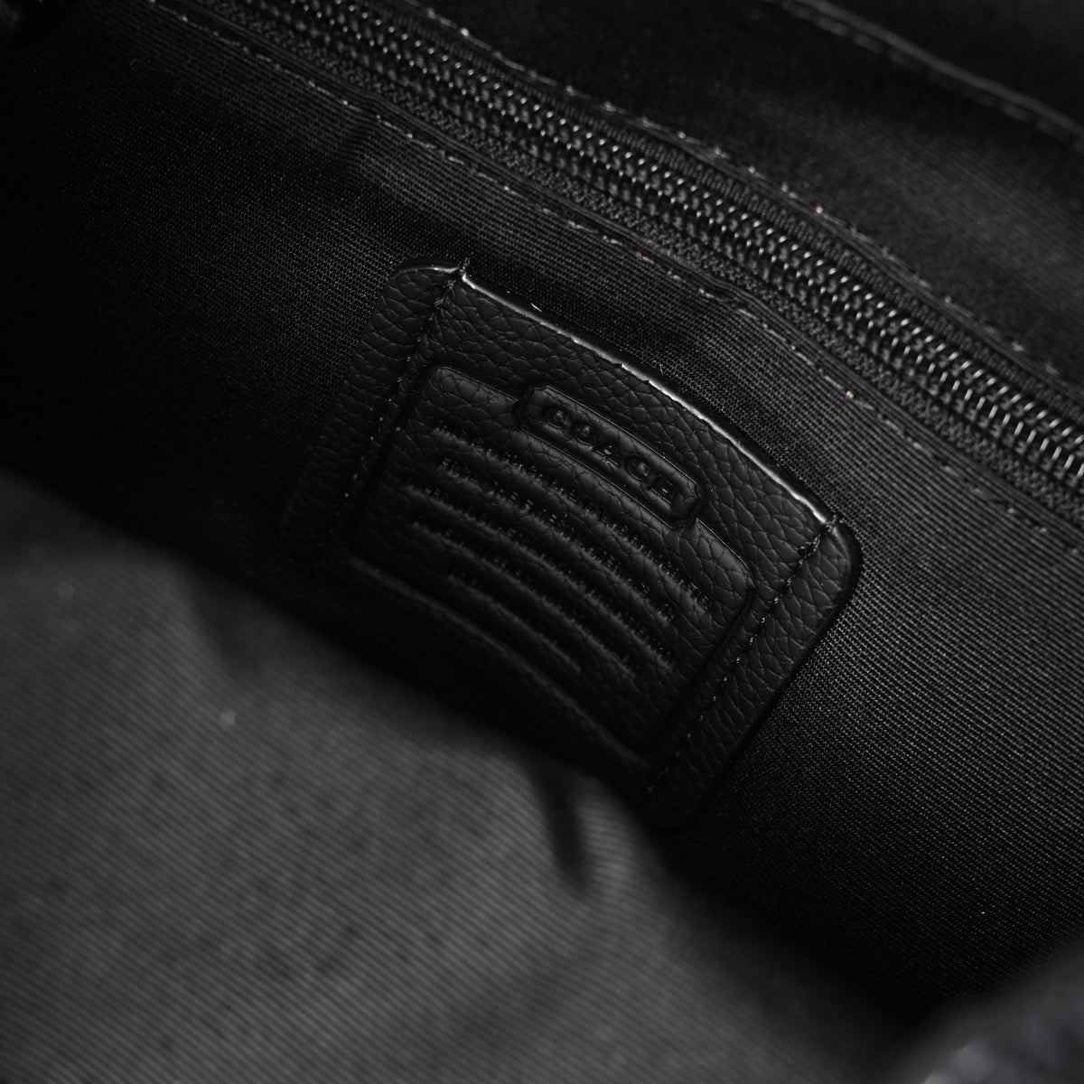 Coach Ch Sprint Backpack – Signature Canvas & Leather - Black / Grey Monogram product image 4, provided for visual reference