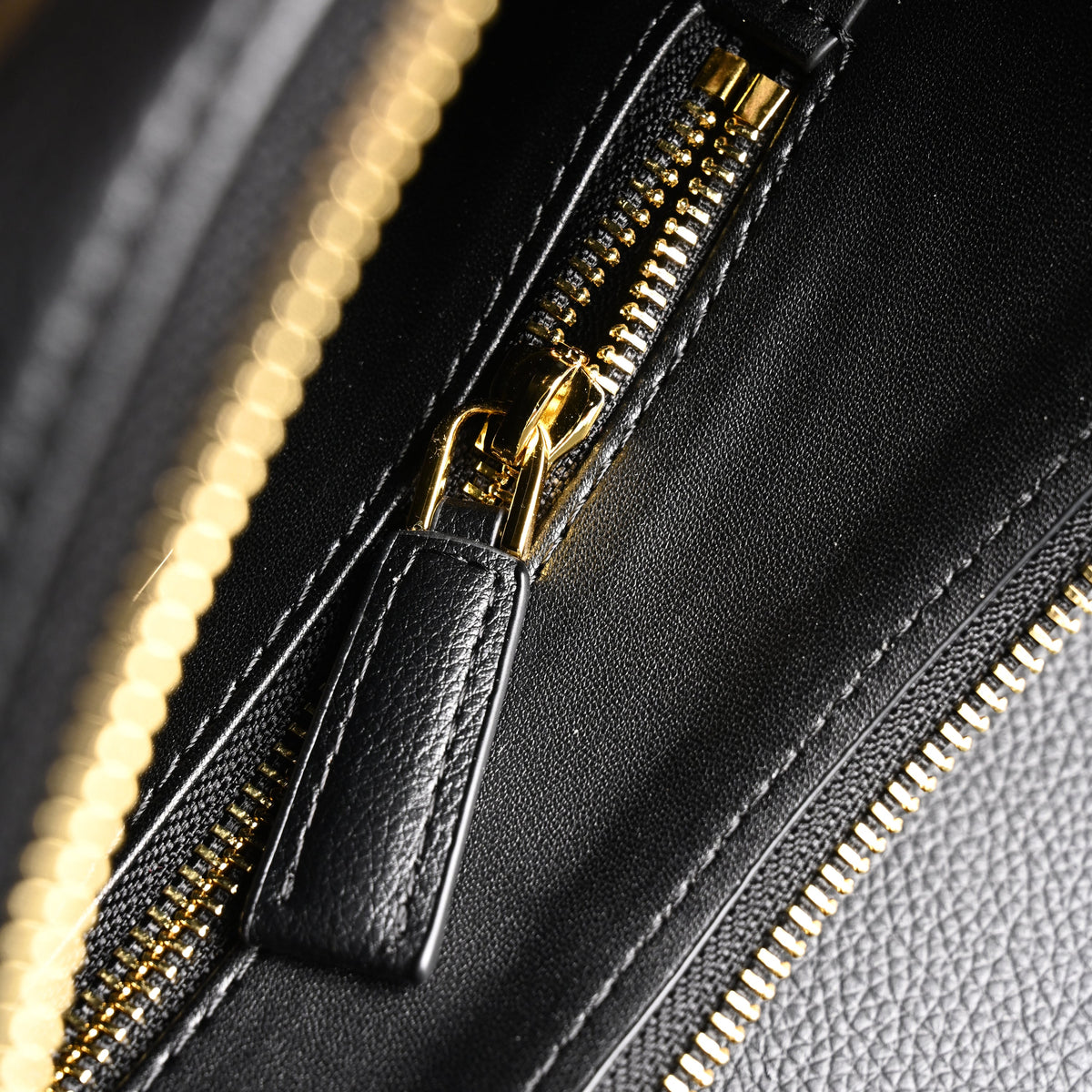 Prada Cleo Black Brushed Leather Shoulder Bag product image 3, provided for visual reference and product detail review