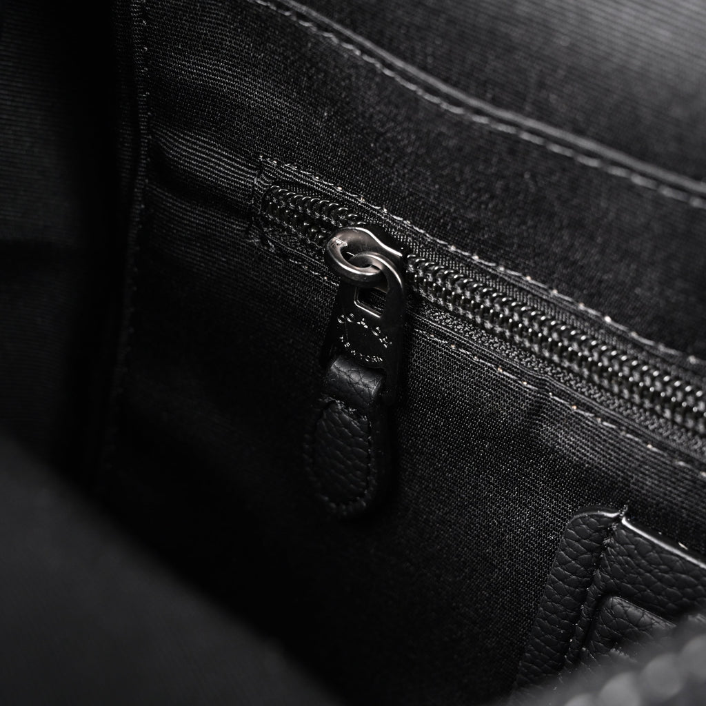 Coach Ch Sprint Backpack – Signature Canvas & Leather - Black / Grey Monogram product image 6, provided for visual reference