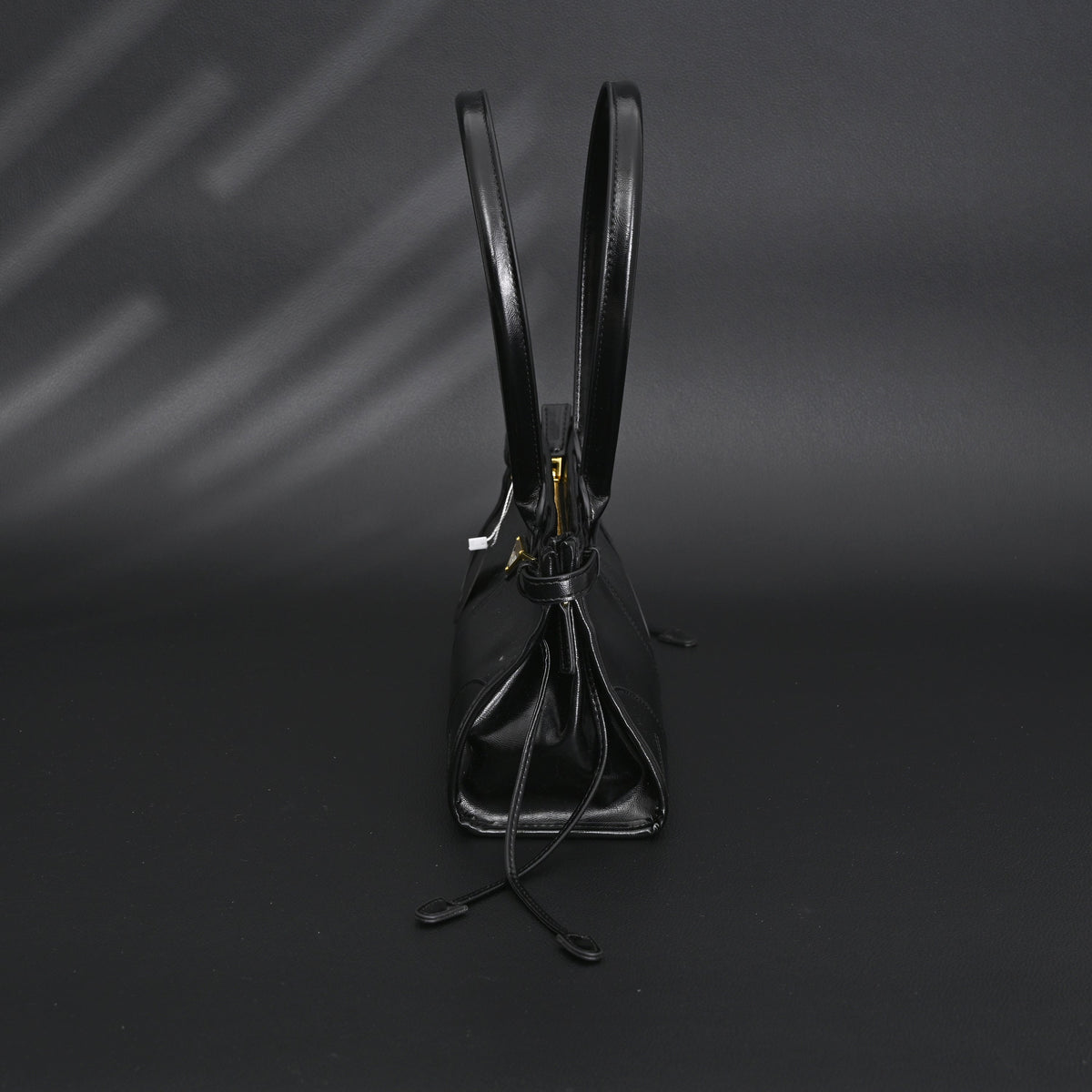 Prada Cleo Black Patent Leather Shoulder Bag with Gold Hardware product image 8, provided for visual reference and product