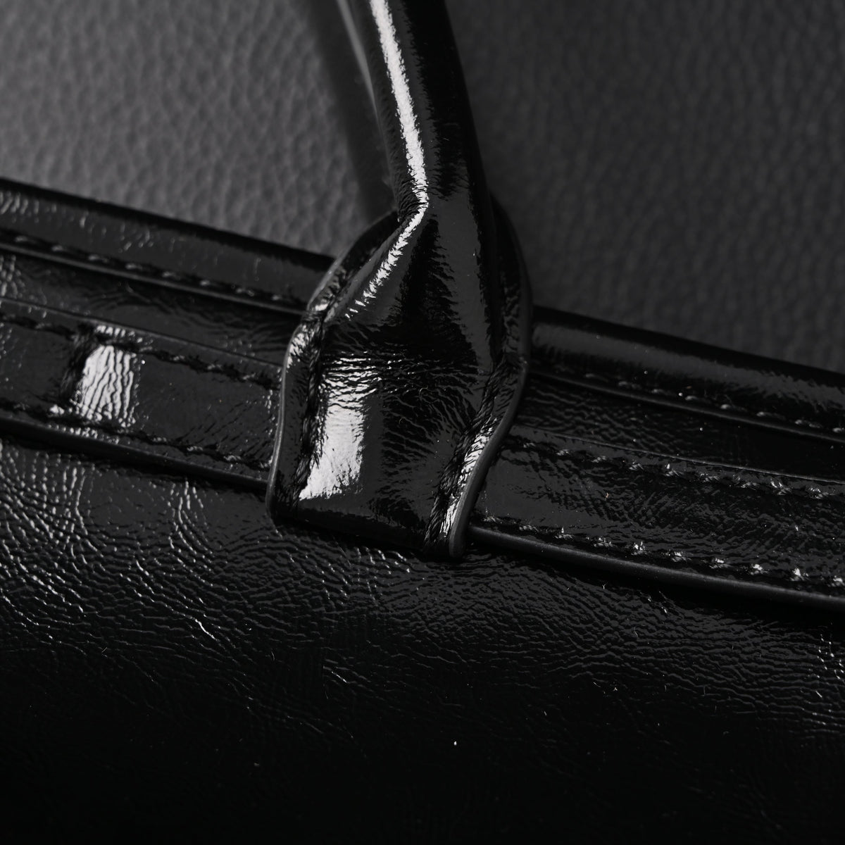 Prada Cleo Black Patent Leather Shoulder Bag with Gold Hardware product image 17, provided for visual reference and product