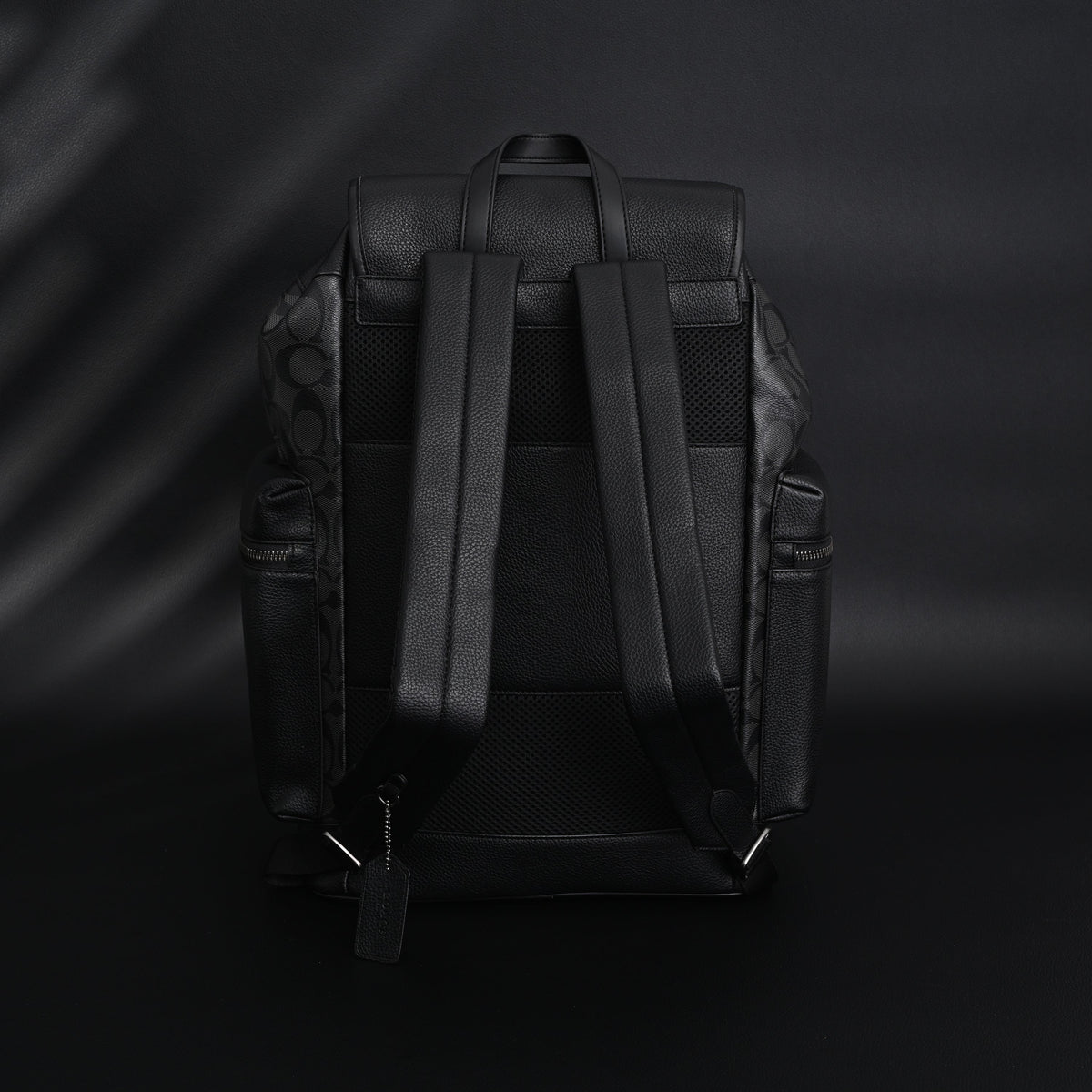 Coach Men Leather Backpack – Black Signature Canvas product image 20, provided for visual reference and product detail review