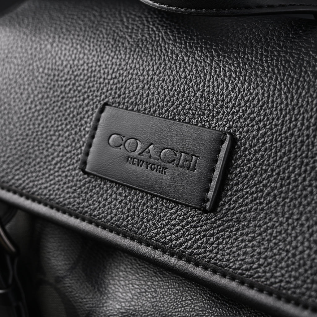 Coach Men Leather Backpack – Black Signature Canvas product image 18, provided for visual reference and product detail review