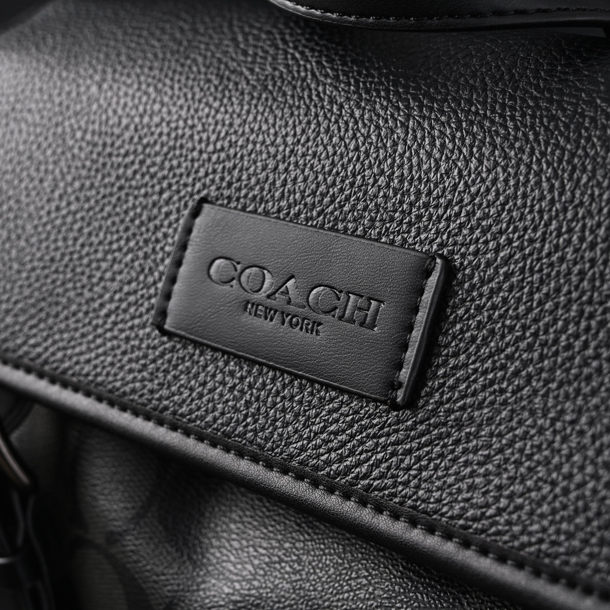 Coach Men Leather Backpack – Black Signature Canvas product image 18, provided for visual reference and product detail review