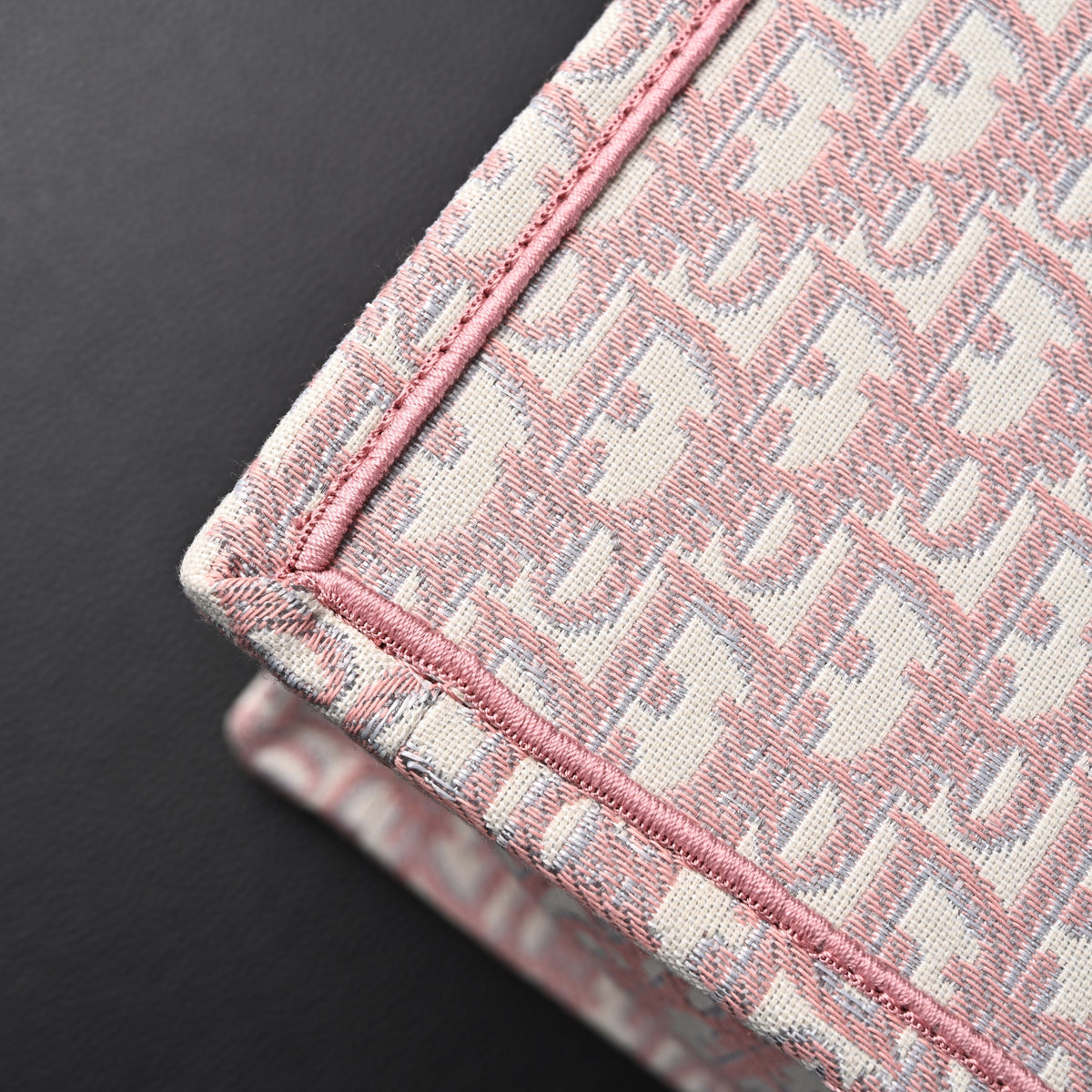Christian Dior Large Book Tote – Pink Oblique Embroidery product image 9, provided for visual reference and product detail