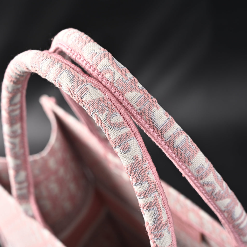 Christian Dior Large Book Tote – Pink Oblique Embroidery product image 13, provided for visual reference and product detail