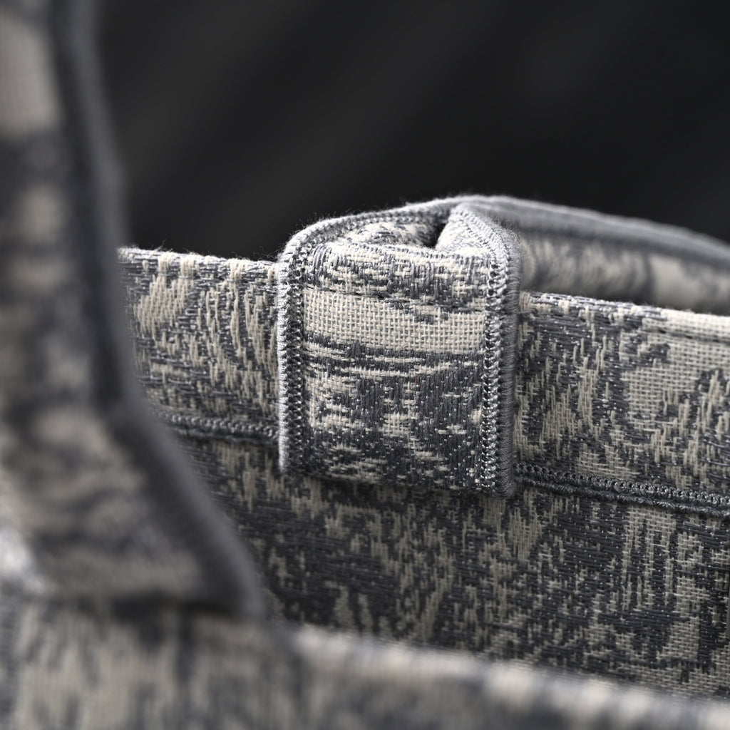 Christian Dior Large Book Tote – Toile De Jouy Embroidery - Classic Grey product image 11, provided for visual reference and
