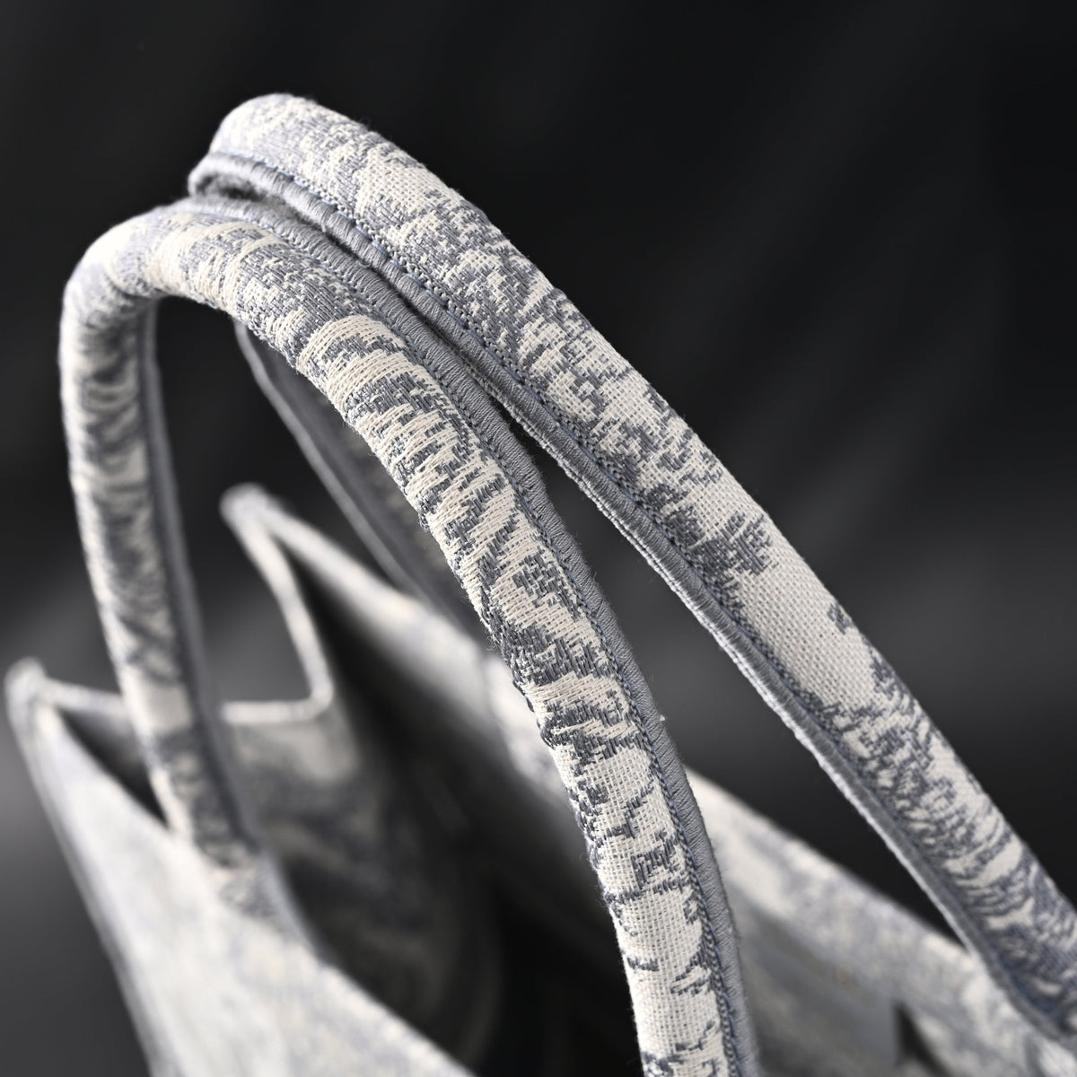 Christian Dior Large Book Tote – Toile De Jouy Embroidery - Classic Grey product image 13, provided for visual reference and