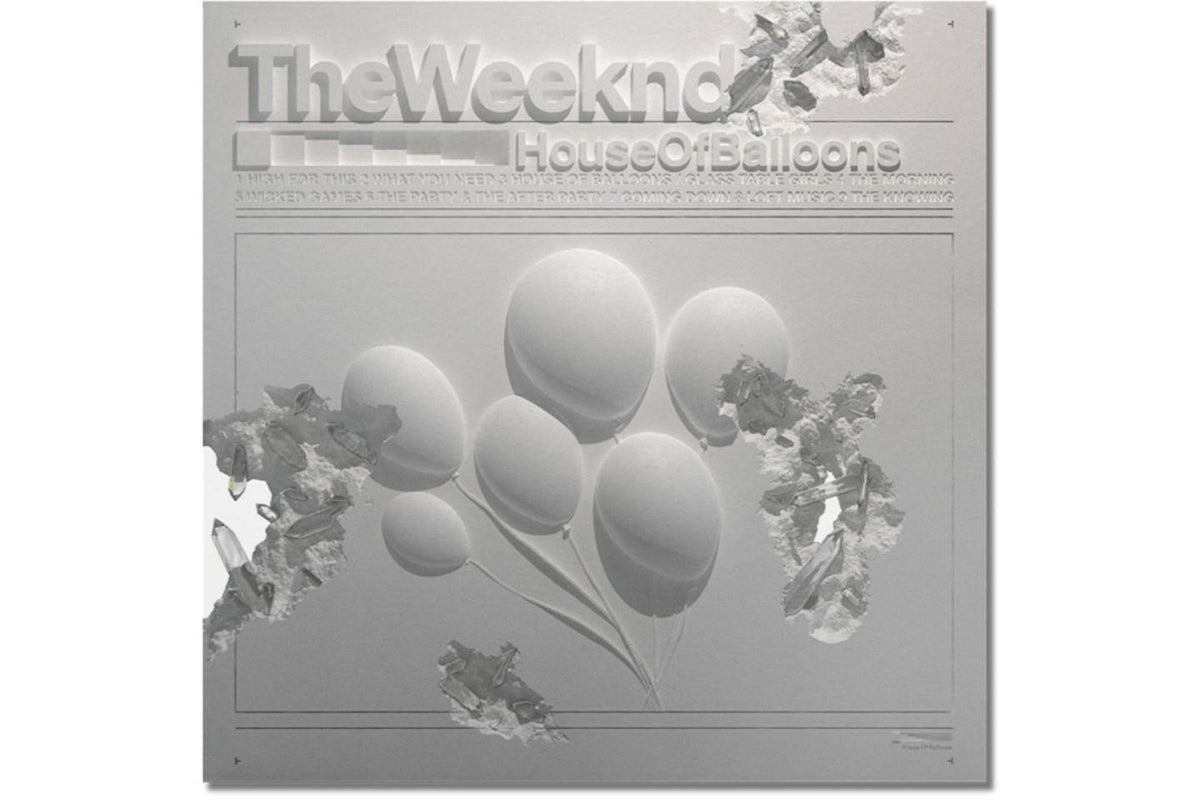 Daniel Arsham x The Weeknd House of Balloons Anniversary 2LP Vinyl - Edition of 1000 product image 1, provided for visual